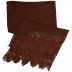 Designer Half Net Stole- Coffee